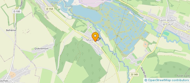 localisation de l'entreprise ANGE  MARTIGNY