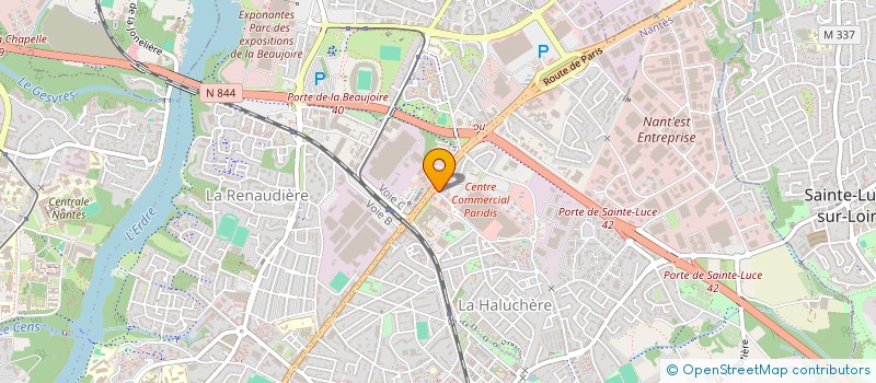 localisation de l'entreprise ANGE à NANTES