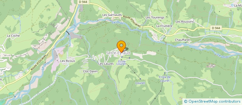 localisation de l'entreprise ANGE à ORCIERES