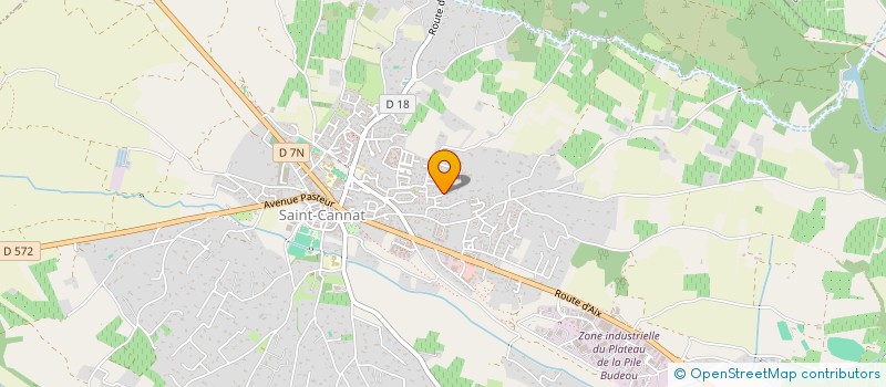 localisation de l'entreprise ANGE  SAINT-CANNAT