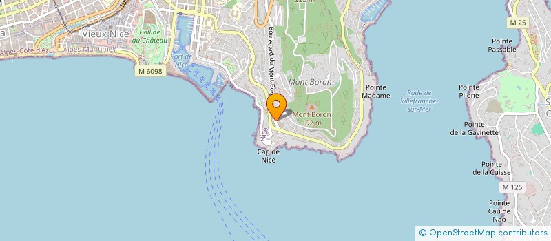 localisation de l'entreprise ANGE à NICE