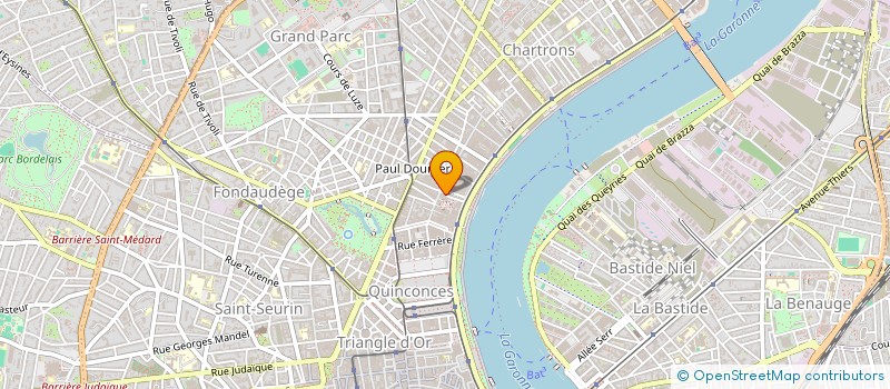 localisation de l'entreprise ANGE BORDEAUX  BORDEAUX