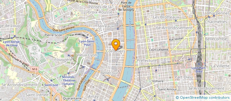 localisation de l'entreprise ANGE DE LA BEAUTE à LYON