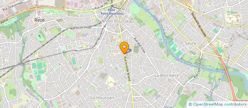 localisation de l'entreprise ANGE DISTRIBUTION à REZE