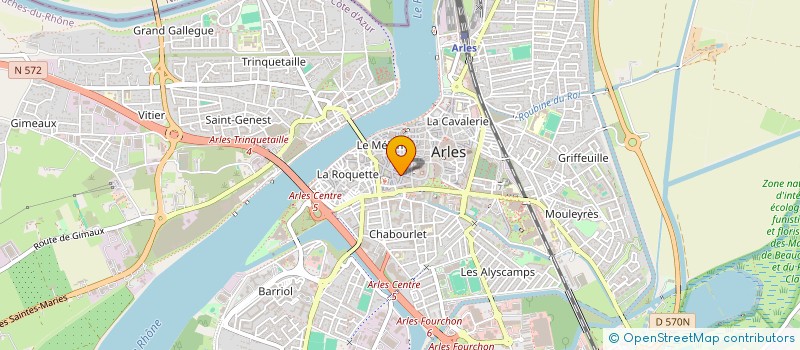 localisation de l'entreprise ANGE EN PROVENCE à ARLES