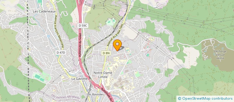 localisation de l'entreprise ANGE ENZO à MARSEILLE