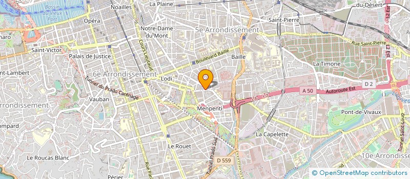 localisation de l'entreprise ANGE ESTHETIQUE à MARSEILLE