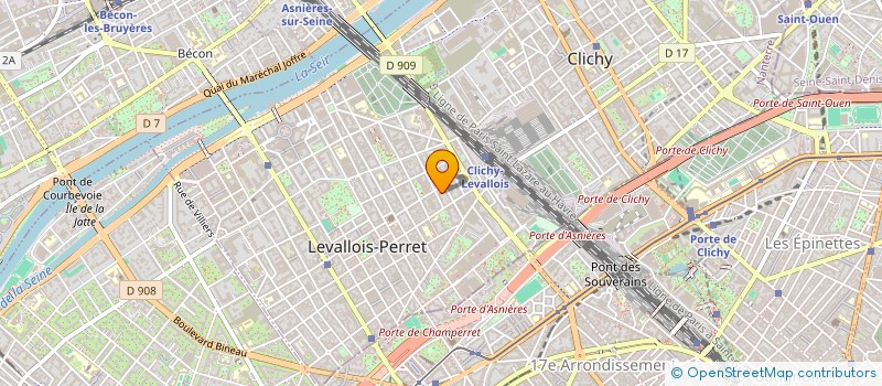 localisation de l'entreprise ANGE ET POUPON à LEVALLOIS-PERRET