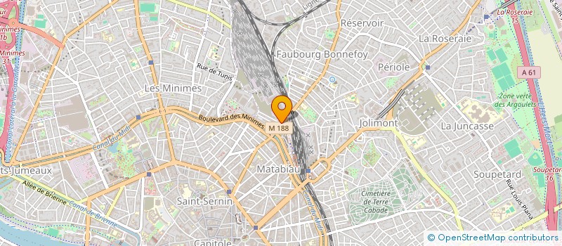 localisation de l'entreprise ANGE EXPRESS à TOULOUSE