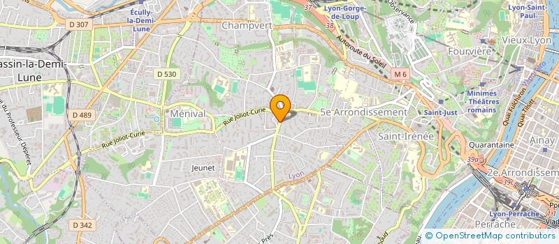 localisation de l'entreprise ANGE, FRANCOIS ROS CONCEPT SARL  LYON