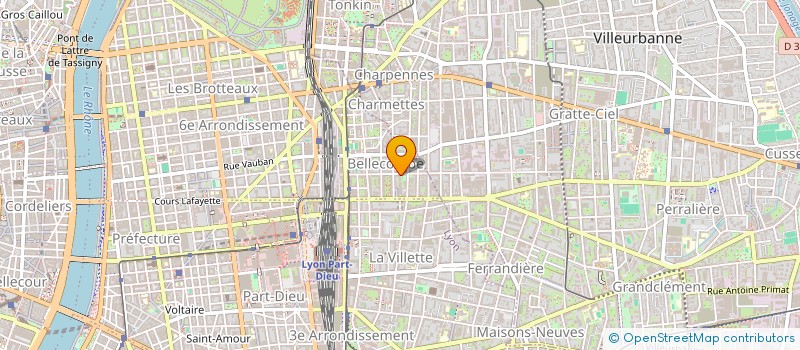 localisation de l'entreprise ANGE GARDIEN 33 à LYON