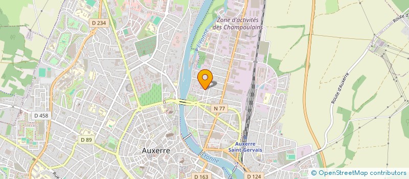 localisation de l'entreprise ANGE MECANIQUE  AUXERRE