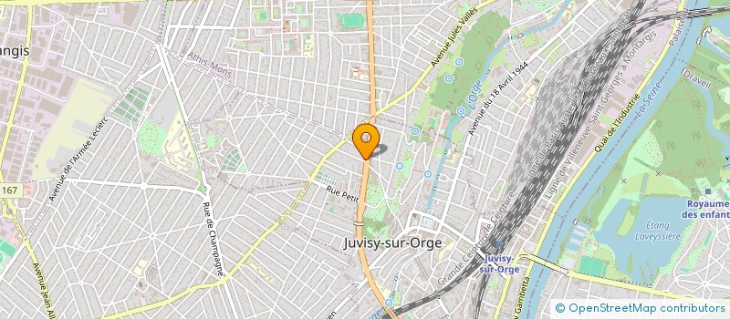 localisation de l'entreprise ANGE MEDICAL à JUVISY-SUR-ORGE