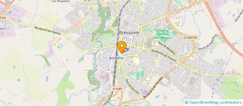 localisation de l'entreprise ANGE OLIVER  BRESSUIRE