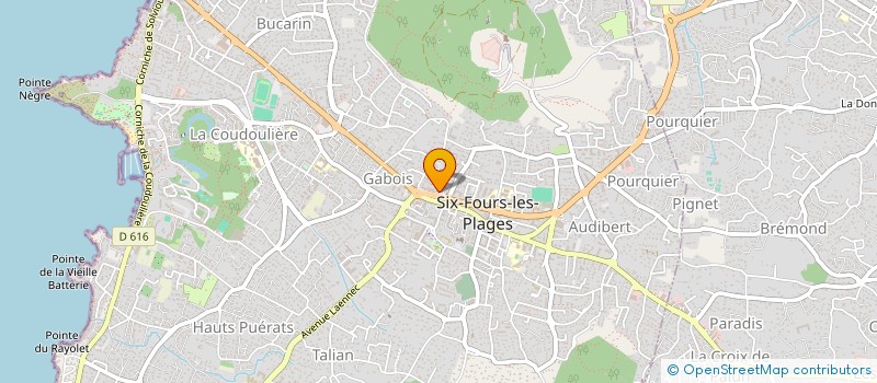 localisation de l'entreprise ANGE PHONE  SIX-FOURS-LES-PLAGES