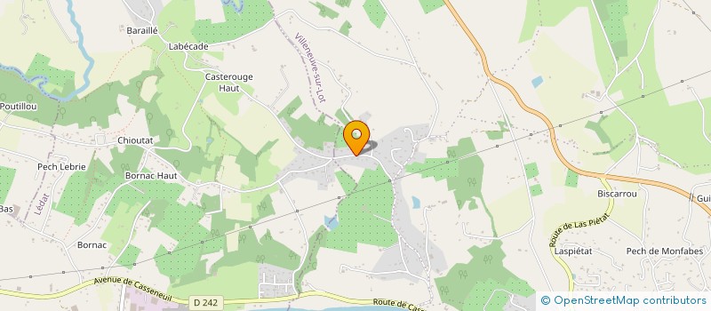 localisation de l'entreprise ANGE ROUGE  VILLENEUVE-SUR-LOT