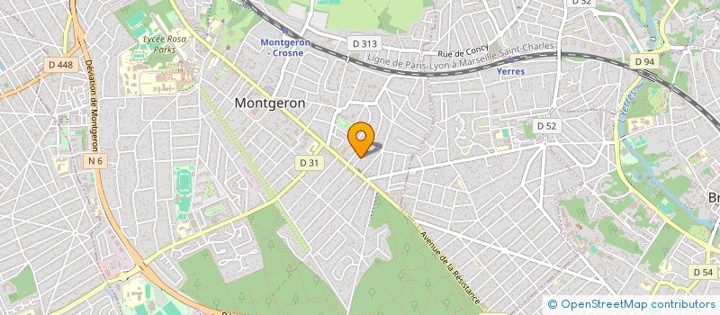 localisation de l'entreprise ANGE-SAM à MONTGERON