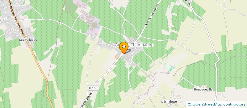 localisation de l'entreprise ANGEAC-CHAMPAGNE BICYCLETTE CLUB  ANGEAC-CHAMPAGNE