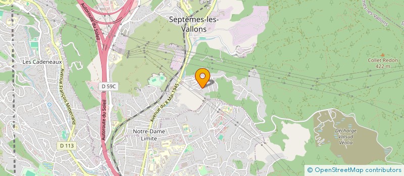 localisation de l'entreprise ANGEALENA  SEPTEMES LES VALLONS