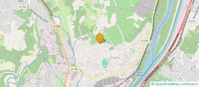 localisation de l'entreprise ANGECARS à GRIGNY