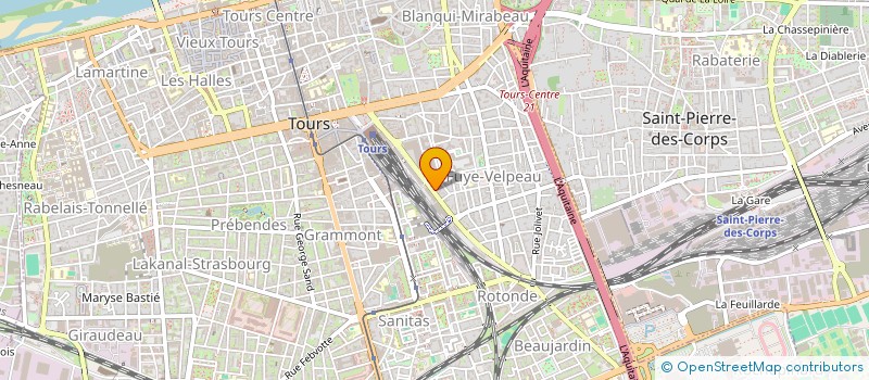 localisation de l'entreprise ANGECOLO à TOURS