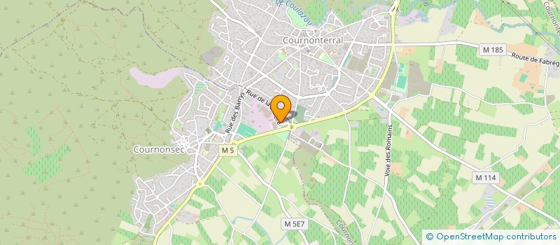 localisation de l'entreprise ANGECOM CREATION à COURNONSEC