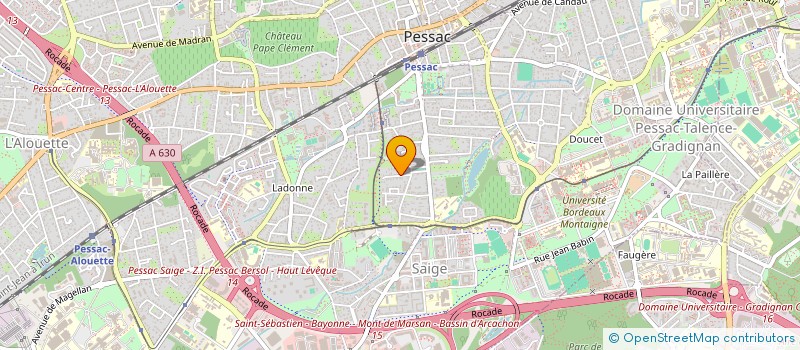 localisation de l'entreprise ANGEDESC  PESSAC