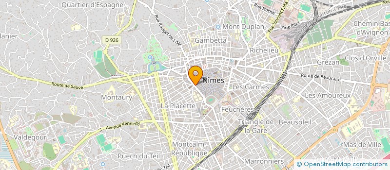 localisation de l'entreprise ANGEDIA  NIMES