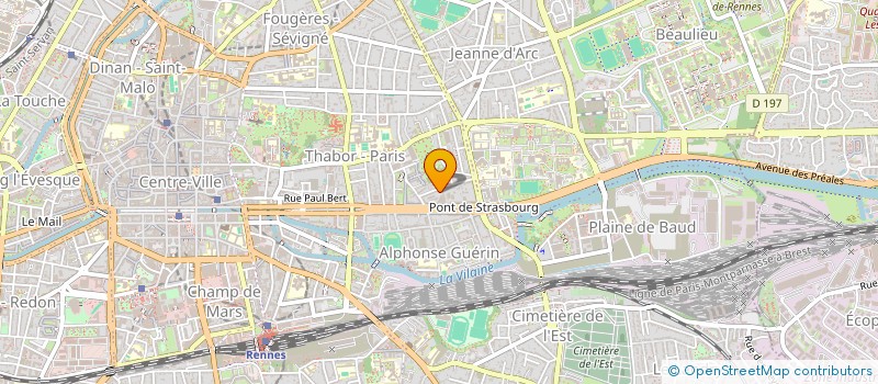 localisation de l'entreprise ANGEE AURIAU  RENNES