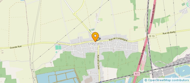 localisation de l'entreprise ANGEGREG  CHEVRIERES