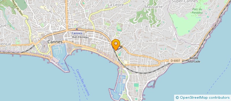 localisation de l'entreprise ANGEL à CANNES