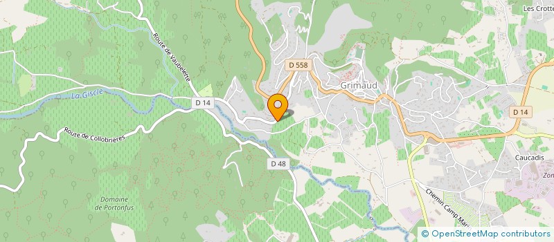 localisation de l'entreprise ANGEL  GRIMAUD