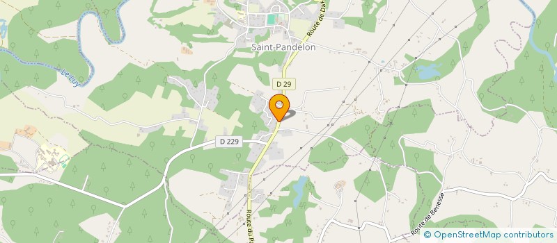 localisation de l'entreprise ANGEL  SAINT-PANDELON