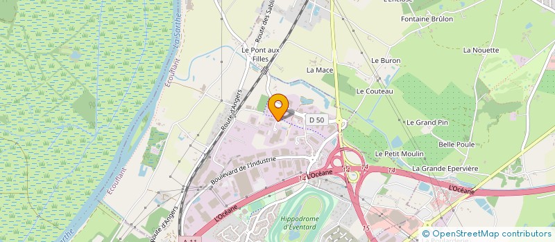 localisation de l'entreprise ANGEL à ECOUFLANT