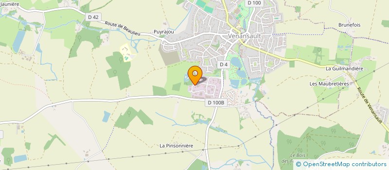 localisation de l'entreprise ANGEL  VENANSAULT