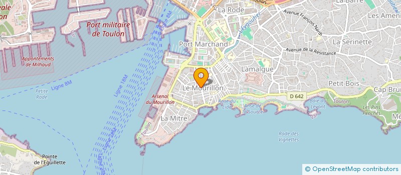 localisation de l'entreprise ANGEL  TOULON