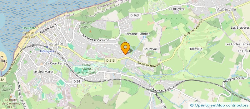 localisation de l'entreprise ANGEL  HOULGATE