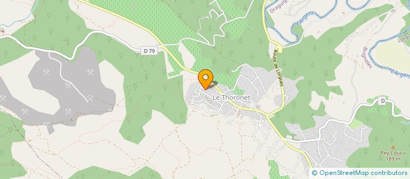 localisation de l'entreprise ANGEL  LE THORONET