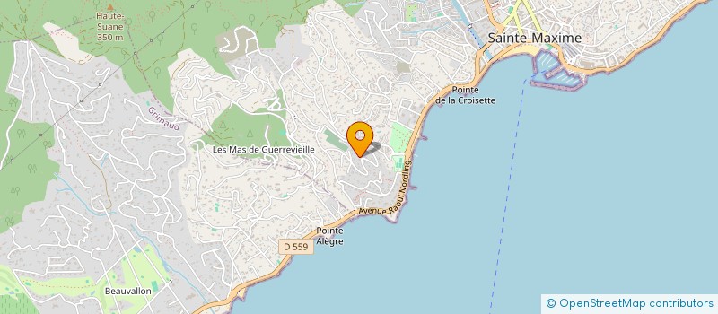 localisation de l'entreprise ANGEL à SAINTE-MAXIME