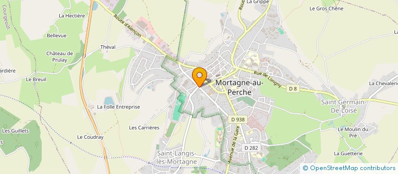 localisation de l'entreprise ANGEL à MORTAGNE-AU-PERCHE