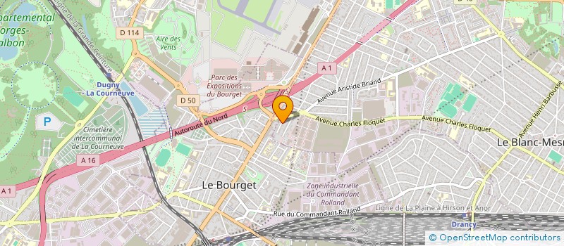 localisation de l'entreprise ANGEL à LE BLANC-MESNIL