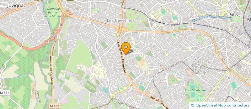 localisation de l'entreprise ANGEL à MONTPELLIER