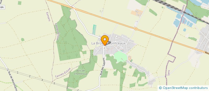 localisation de l'entreprise ANGEL  LA BROSSE-MONTCEAUX