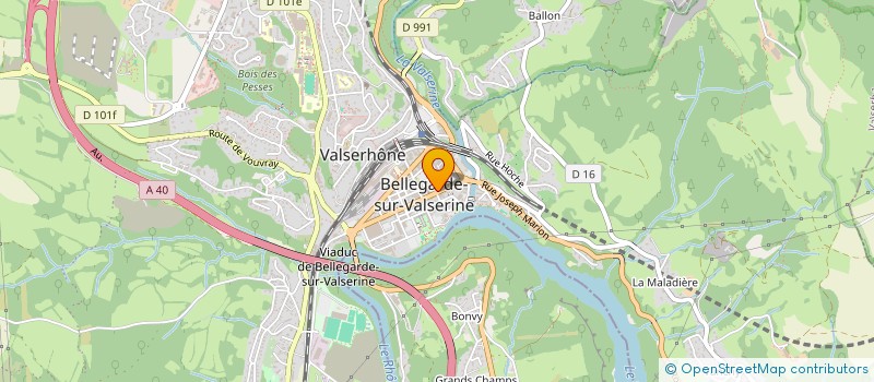 localisation de l'entreprise ANGEL à VALSERHONE