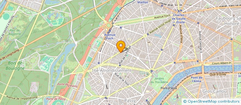 localisation de l'entreprise ANGEL  PARIS