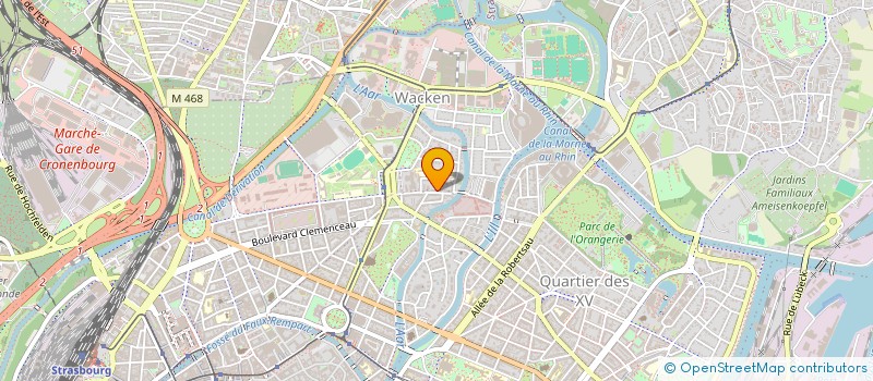 localisation de l'entreprise ANGEL  STRASBOURG