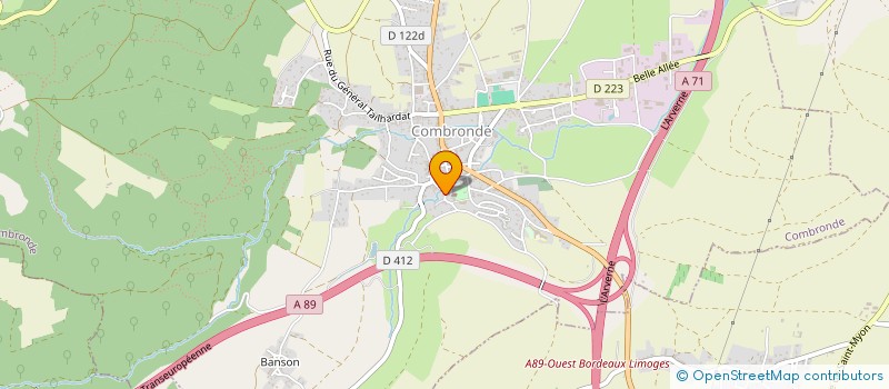 localisation de l'entreprise ANGEL  BEAUREGARD-VENDON