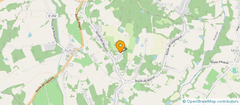 localisation de l'entreprise ANGEL  AUBIAC