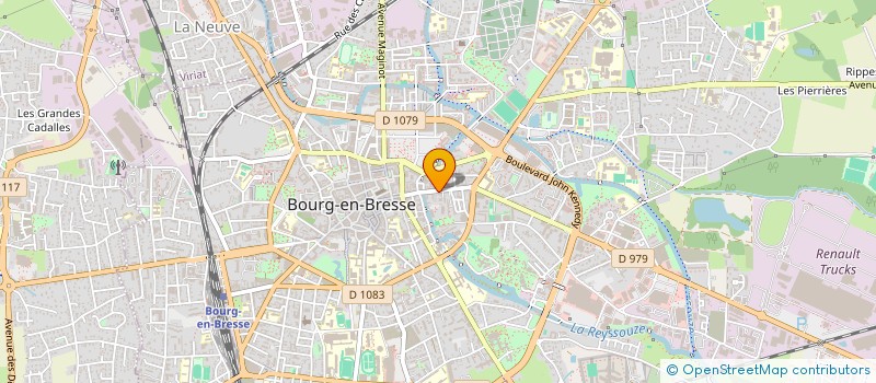 localisation de l'entreprise ANGEL à BOURG-EN-BRESSE