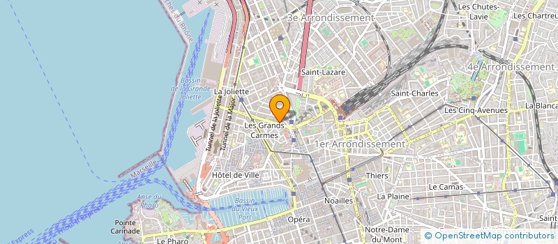 localisation de l'entreprise ANGEL à MARSEILLE